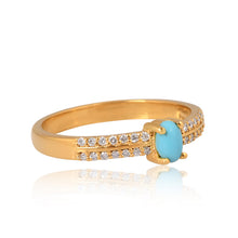 Load image into Gallery viewer, Gold Old English Ring
