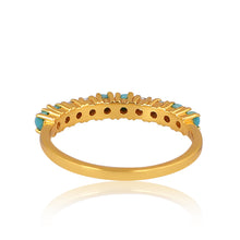 Load image into Gallery viewer, Maisie Diamond and Turquoise Ring
