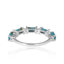 Load image into Gallery viewer, Annabelle Diamond and Turquoise Ring
