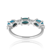 Load image into Gallery viewer, Mae Diamond and Turquoise Ring
