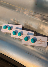 Load image into Gallery viewer, Remi Turquoise Stud Earrings - Turnback Pony ™ - 
