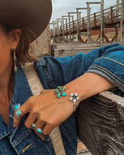 Load image into Gallery viewer, Mela Silver Cuff - Turnback Pony ™ - Bracelets
