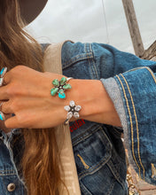 Load image into Gallery viewer, Mela Silver Cuff - Turnback Pony ™ - Bracelets
