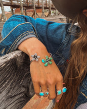 Load image into Gallery viewer, Mela Silver Cuff - Turnback Pony ™ - Bracelets
