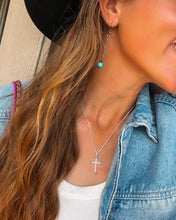 Load image into Gallery viewer, Veya Silver Cross Necklace - Turnback Pony ™ - Necklace

