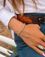 Load image into Gallery viewer, Ester Gold Navajo Style Pearl Bracelet - Turnback Pony ™ - 
