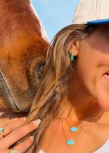 Load image into Gallery viewer, Sandalwood Stud Earrings - Turnback Pony ™ - Earring
